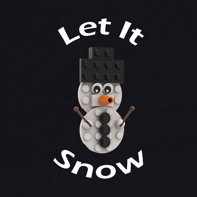 Let It Snow - Brick Snowman by UTBrickGuy